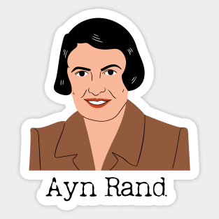 Ayn Rand T Shirt Sticker